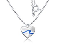 Heart Wave Shaped Kids Necklace SPE-3893